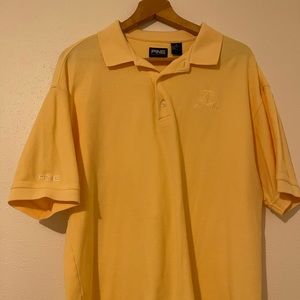 PING Collection Golf Polo Shirt Men's Size M Short Sleeve Yellow Regular Fit